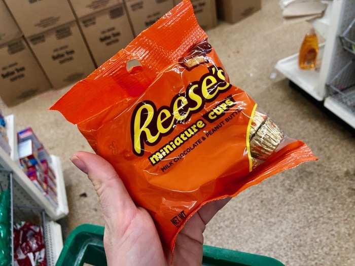 We even picked up a little bag of miniature Reese