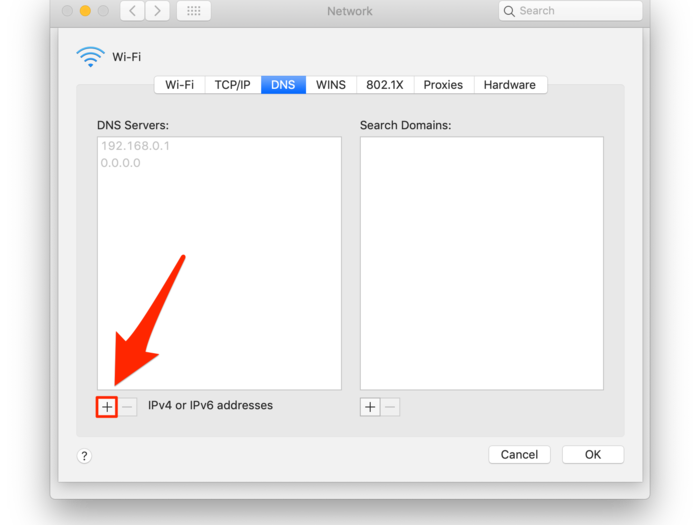 5. Change your DNS settings