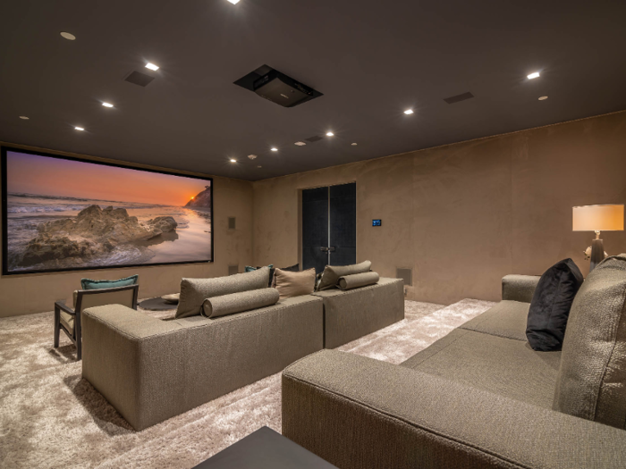 ... and a home theater.