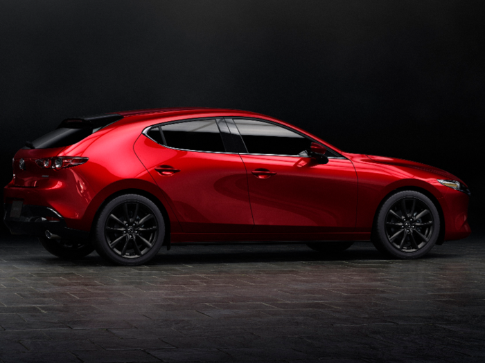 The Skyactiv-X is currently available only on the Euro-spec Mazda3. It gets a claimed 50 mpg and can crank out almost 180 horsepower.