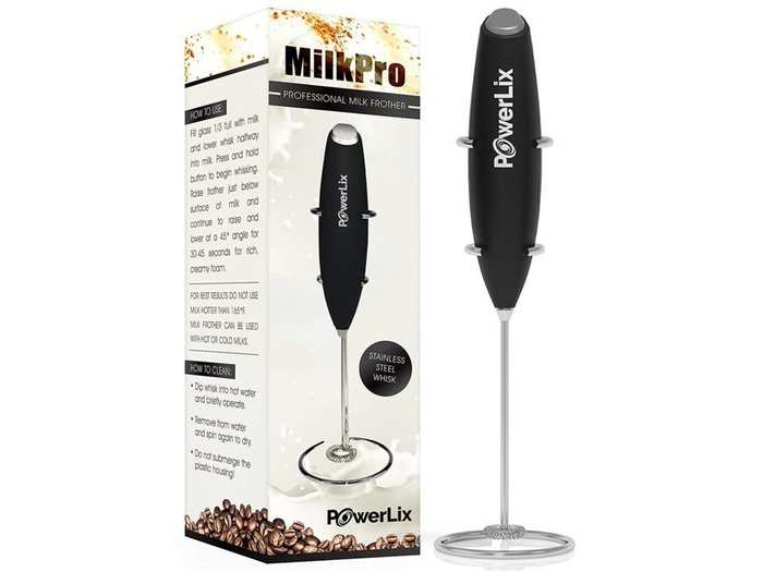 A milk frother so they can make their favorite coffee or hot chocolate drinks from home