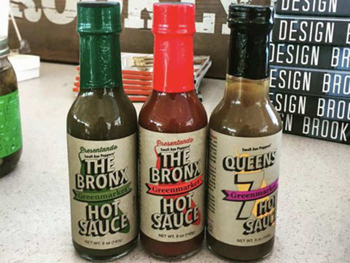 A famous hot sauce made from peppers grown in over 30 community gardens in the Bronx