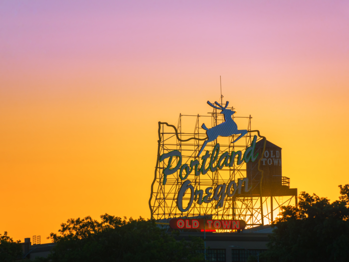 23. Portland, Oregon, has the most open positions for healthcare and retail jobs.