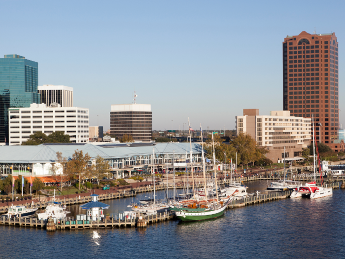 16. Norfolk, Virginia