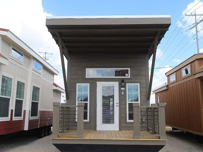 These wheel-equipped tiny homes essentially function the same as RVs in that they