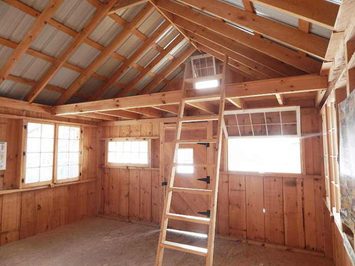 Many of these homes with lofted areas advertise the smaller space as a bedroom, accessible via a ladder.