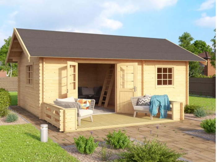 Meanwhile, a North Carolina-based seller called WNC Tiny Homes suggests using its Brunswick model as an "extraordinary office or shop." However, this model, which costs just over $8,000, has nearly $2,300 in shipping fees.