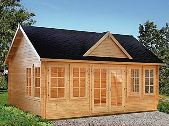 It depends on the model, but some of these tiny home kits will come with other home-building materials, including window glass and roof shingles. Many of them say that construction is fast and easy — although I