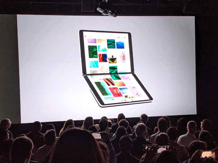 A dual-screen tablet that thinks its a laptop called the Surface Neo.