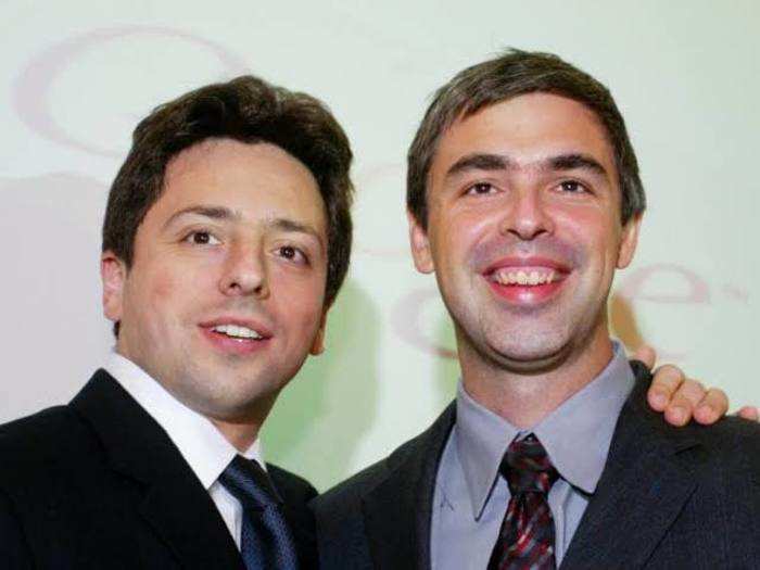 10. Larry Page and Sergey Brin