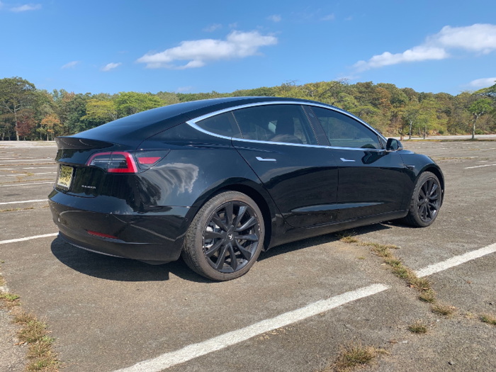 The long-range, all-wheel-drive Model 3 is the second-"slowest" vehicle trim Tesla sells, but the acceleration was quicker than I