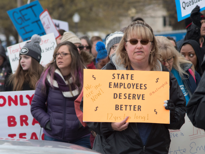 14. Oklahoma does not provide some form of paid family or sick leave.