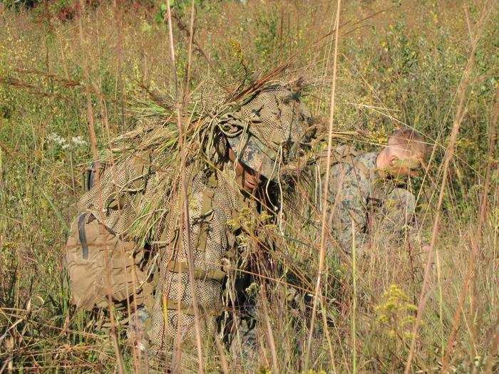 These snipers also have to watch out for things like deflection, which can cause them to fail the mission by missing their shot, and muzzle blast and shadow, which can give away their position as some students learned the hard way during the training.