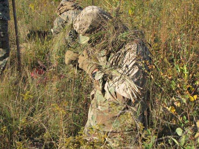 Every sniper approaches the vegetation and camouflage process a little differently.