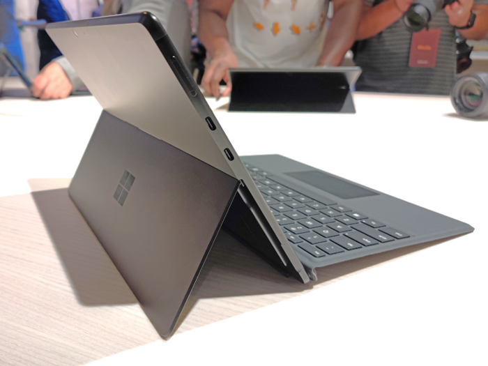 The Surface Pro X comes with a limited variety of ports.