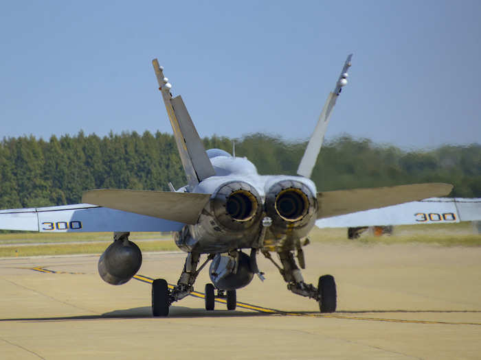 During the last year, VFA-106 has transferred over 50 F/A-18 Hornets to various Navy Reserve and US Marine aviation commands, as well as being placed in preservation for future use if needed.