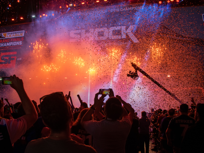 In the end, the Shock won the match 4-0. When the final map was secured, pyro erupted from the stage. A new champion was crowned.