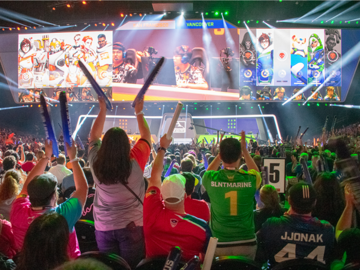 Some fans were supporting the Shock or the Titans. However, the majority of fans seemed to be there for the love of the game. They got out of their seats and cheered for big plays by either side.