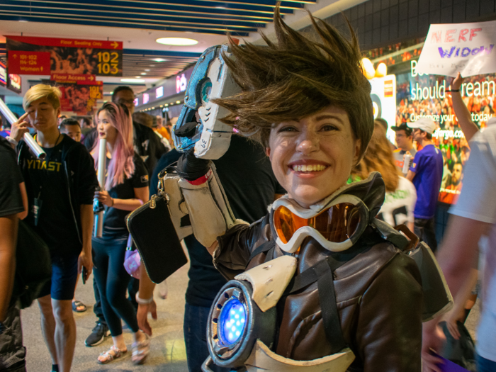 Madi McCulley, who was at the event as Tracer, shared a similar sentiment. "The Overwatch community is one of the most welcoming gaming communities I