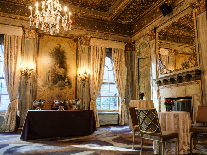 Down the hall is an opulent ballroom that holds special events such as the hotel