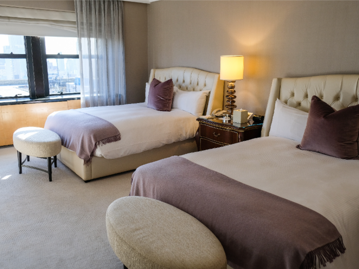 Like the Champagne Suite, the Jewel Suite includes a second bedroom with two queen beds.