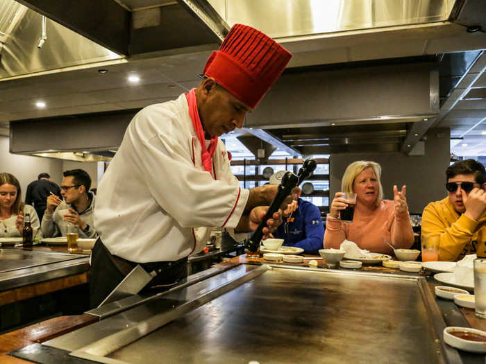 He concluded the ritual with a bow and an "arigato." Then we said goodbye to Chef Haque.