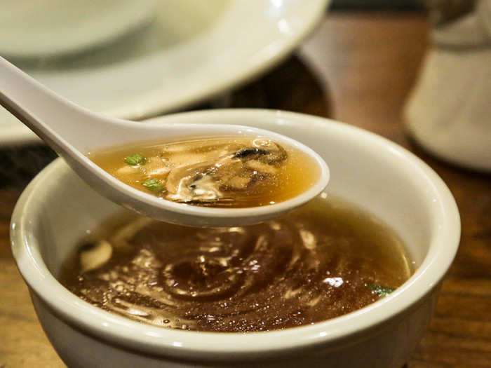 It was mild, mushroomy water — a broth at best, and not a particularly exciting one at that.