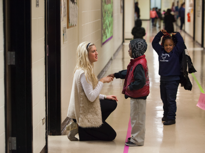 And in the lowest-paying state, Oklahoma, half of all teachers are making less than $33,630 a year.