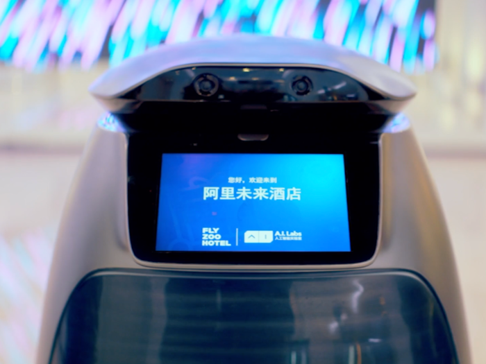 The robot butler was created by Alibaba