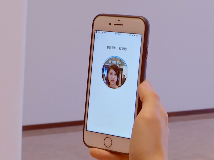 Users can access the app and check in on their phone using facial-recognition technology.