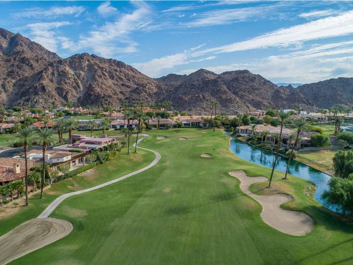 The home is located on the 12th fairway of La Quinta Resort and Club