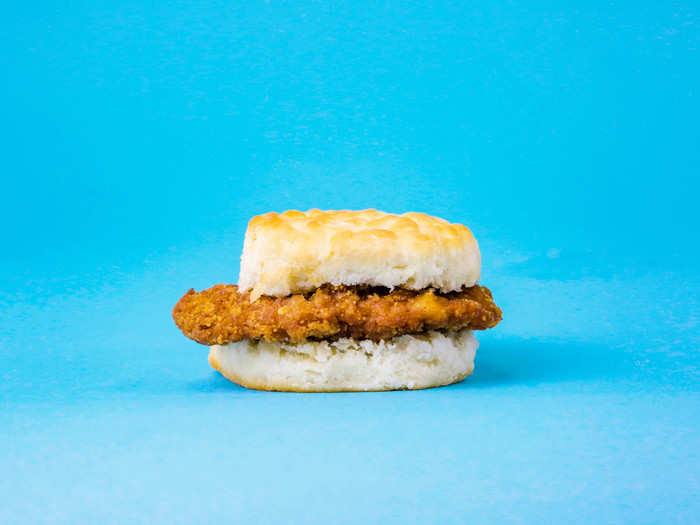 Before this chicken biscuit, Wendy