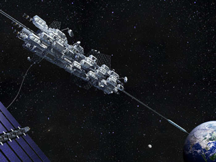 The $90 billion cost estimate comes from the Obayashi Corporation, which is based in Japan. The company wants to build a space elevator by 2050.