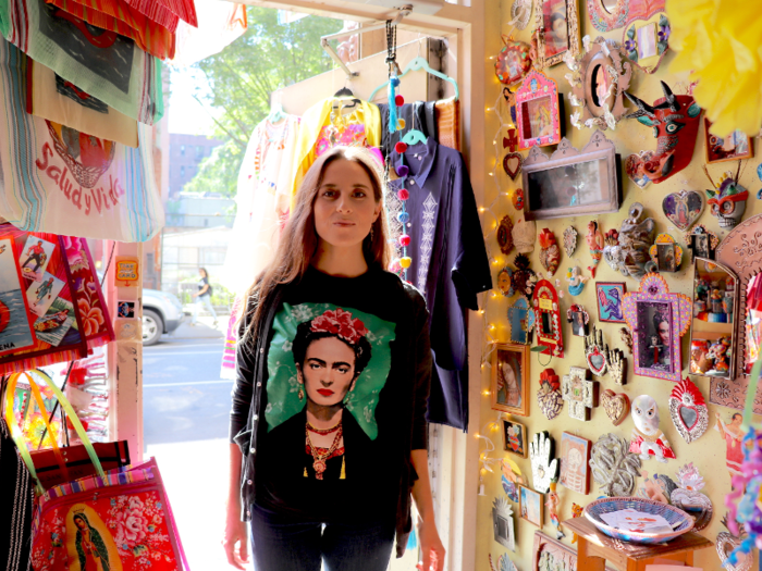 Owning a Mexican folk-art store, Leor feels an obligation to hire Spanish-speaking employees.