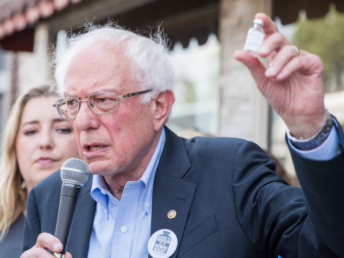 Sanders traveled to Canada just before the first Democratic debate in June to point out the skyrocketing cost of insulin and other prescription drugs in America and how much lower prices were just over the northern border. Canada