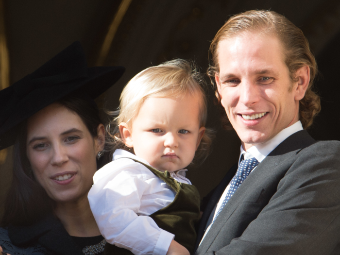A few months before the royal couple married on August 31, 2013, Santo Domingo gave birth to her first son, Alexandre Andrea Stefano Casiraghi, nicknamed "Sacha."