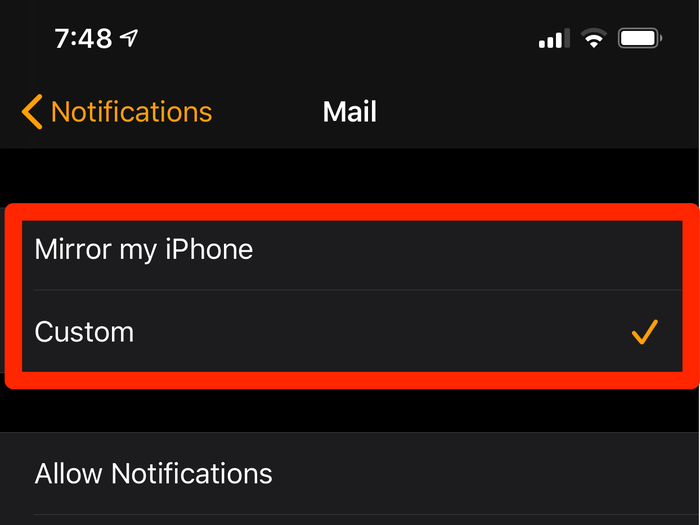 Turn off some push notifications