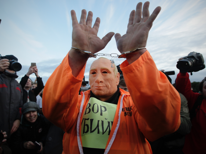 Russia had also banned face masks at public gatherings, but in 2016 its Constitutional Court ruled that it was legal for people to cover their faces.