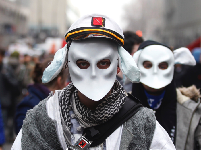 In 2013, Canada enacted a law that made it illegal for a protester to wear a mask or conceal their identity during a riot or unlawful gathering. If convicted, a masked protester could spend up to 10 years in prison.