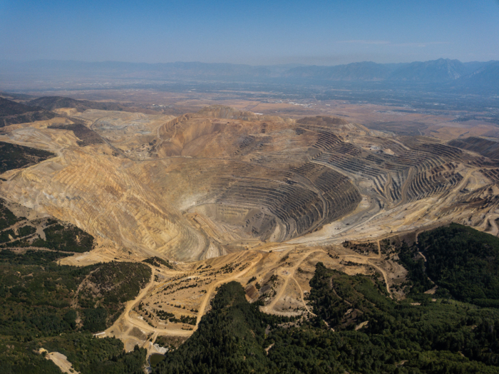 And in Utah, Bingham Canyon is the largest man-made excavation in the world. It