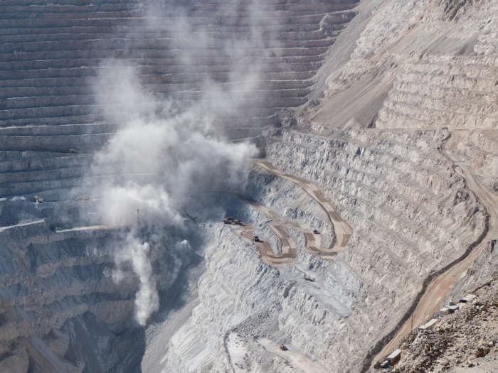 In Chile, the Chuquicamata opencast mine is the largest man-made hole in the world in terms of how much earth was dug out — about 300 billion cubic feet.