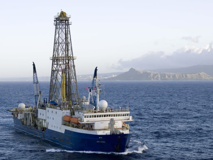 In 2015, scientists attempted to reach the mantle on a drill ship called JOIDES resolution, which has been used in digging missions since 1985. The goal was to dig 4,000 feet through the Indian Ocean floor, to reach the mantle. But it wasn