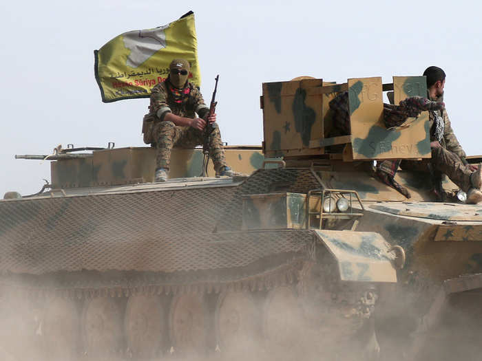 Syrian Democratic Forces, led by the Kurds