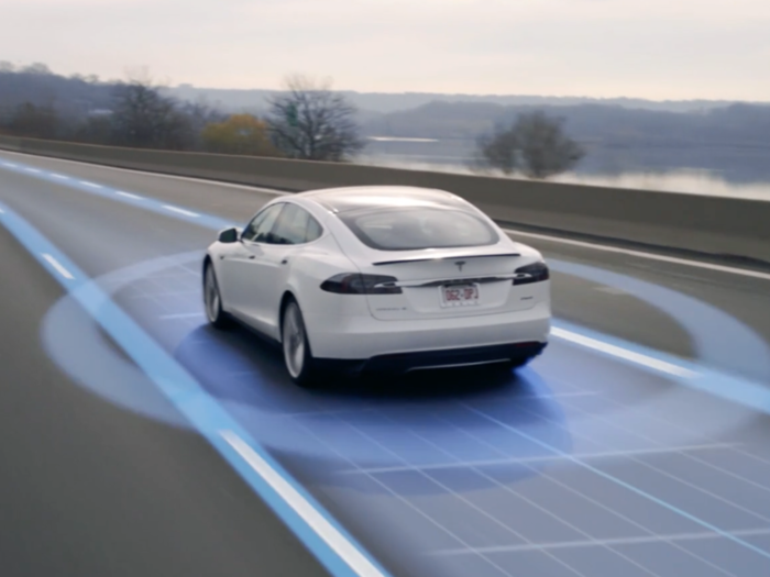 Adaptive cruise control, which controls the car