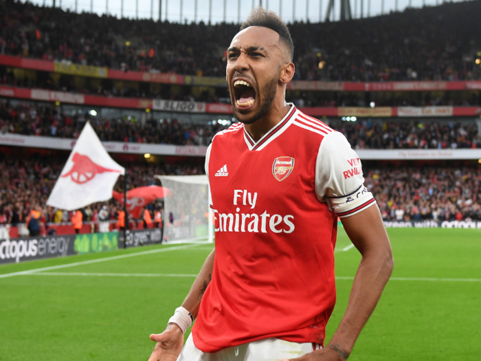 Pierre-Emerick Aubameyang — Arsenal FC (8 goals)