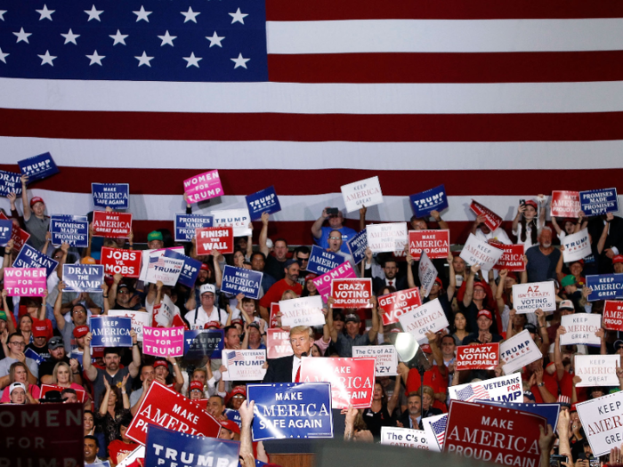 These signs are prolific. Trump