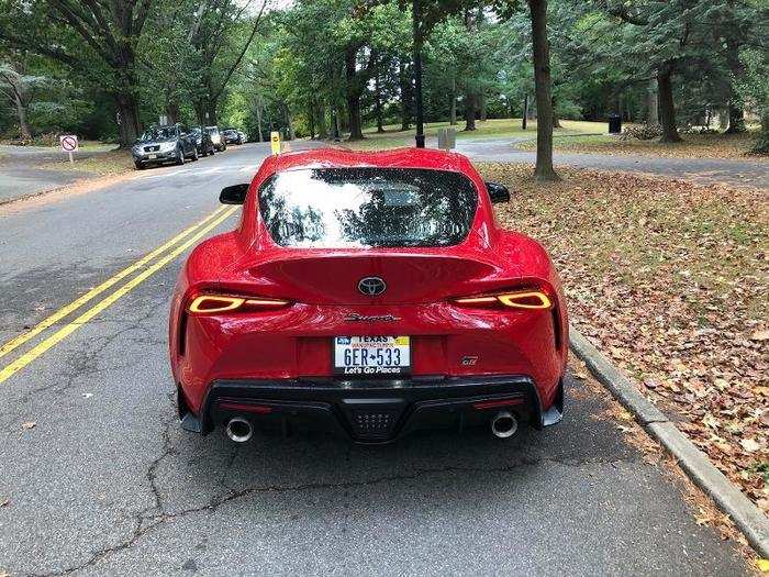 Cargo capacity for this Supra is, unsurprisingly, not great.