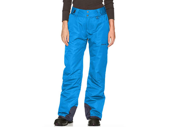 Water-resistant ski pants