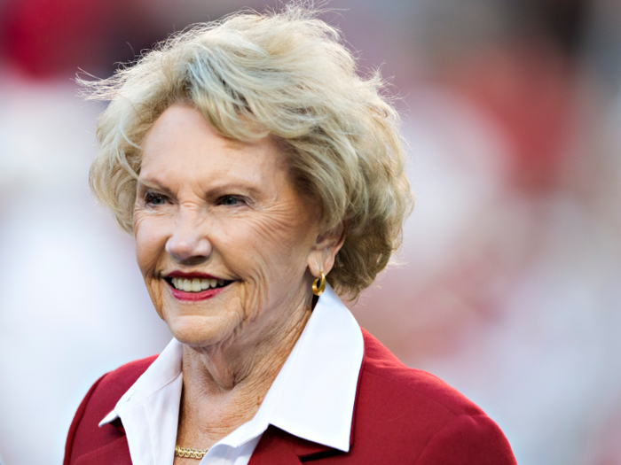 T9. Johnelle Hunt has a net worth of $2.7 billion thanks to a trucking company.