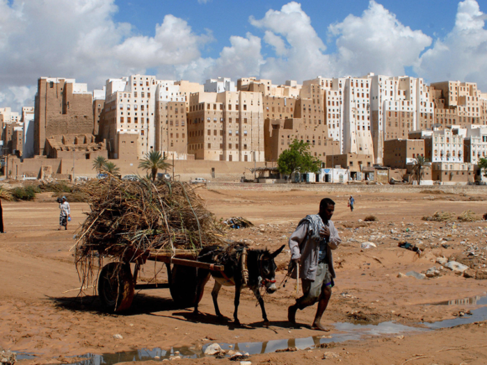 When English traveler Freya Stark saw it in the 1930s, she deemed it "Manhattan in the desert," because its mud brick towers are set so closely together inside its city walls.